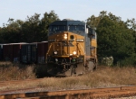 CSX 5237 leads train Q491 off the Andrews Sub onto the A line